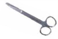 Stainless Steel Blunt Edge Scissor, For Hospital, Size : 7.5 Inch