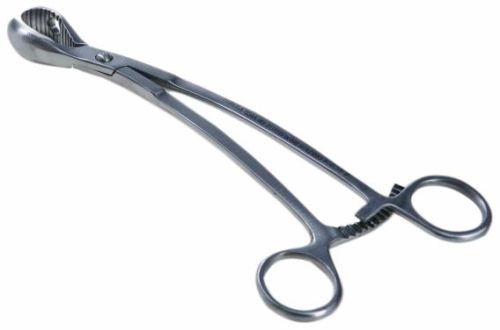 Silver Stainless Steel Burns Bone Holding Forceps