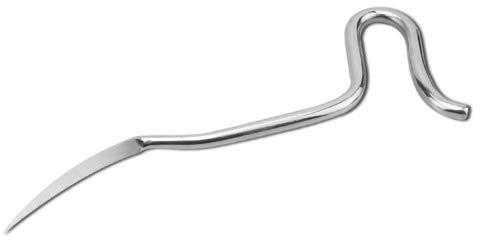 Diamond Pointed Bone Awl Cannulated, Color : Silver