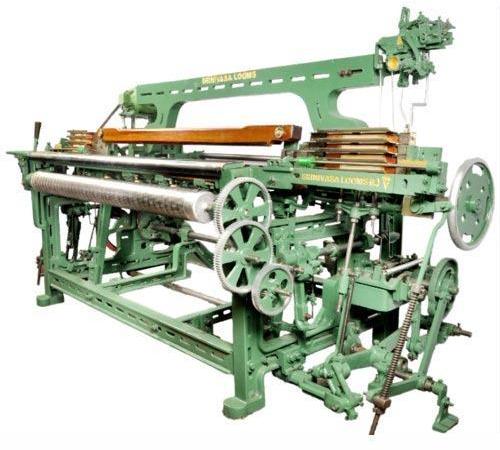 Drop Box Under Pick Power Loom, Technics : Machine Made