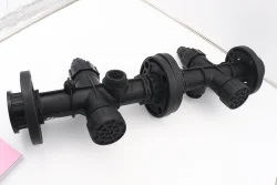 Plastic Header Assembly, Color : Black