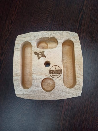 Wood Portable Dodeca Fingerboard, Size : 145mm X 145mm X 40mm