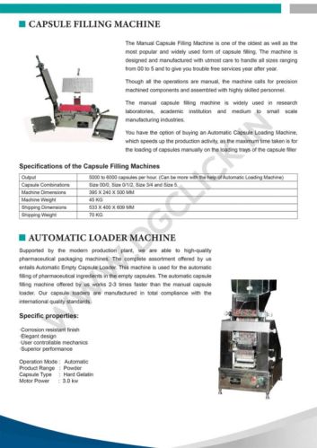 ACE 60 Manual Capsule Filling Machine, Certification : ISO 9001:2008