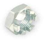 Polished Stainless Steel M24x1.5 Crown Nut, For Automobile Fittings, Certification : Isi Certified