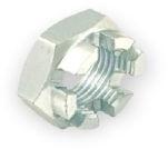 Polished Stainless Steel M24X2 Crown Nut, For Automobile Fittings, Certification : ISI Certified