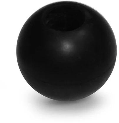 Black Rubber Knob