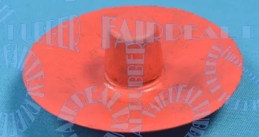 Orange Rubber Pressure Relief Valve
