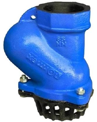 Cast Iron Normex Ball Foot Valve, Color : Blue, Packaging Type : Box