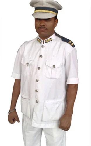 White Driver Uniform