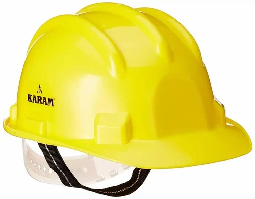 Yellow Safety Helmet, Size : Medium
