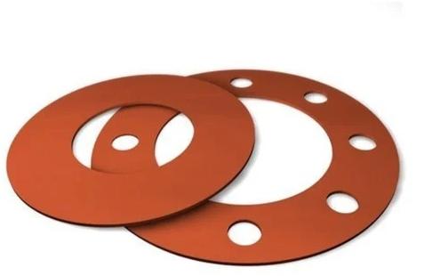 Red Round Silicone Rubber Gasket