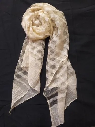 Silk Cotton Stole, Size : 60*200Cm