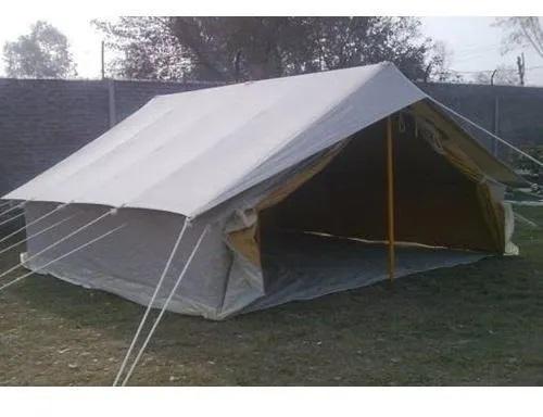 Double Fly Canvas Tent, Pattern : Plain