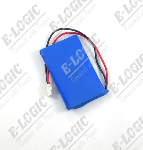 Aluminium Rechargeable Lithium-ion Flat Battery, Capacity : 600mah
