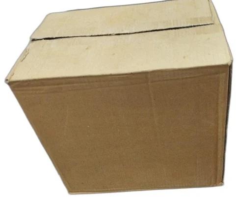 Brown Corrugated Box, For Industrial Supply Logistics, Size : 12x8x10 Inch (LxWxH)