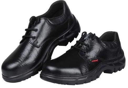 Karam Safety Shoes, Color : Black