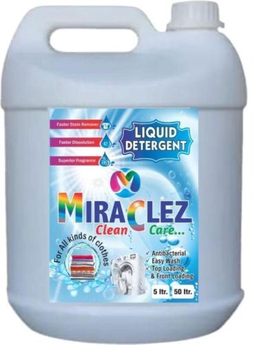 Miraclez Liquid Detergent 5Ltr, For Cloth Washing