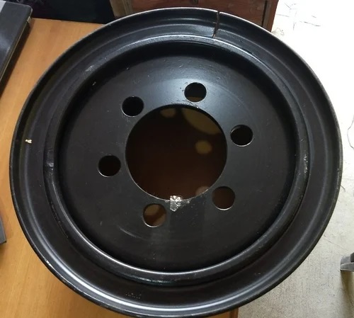 Black Iron Forklift Rim