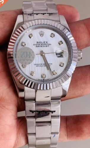 Rolex Date Just White Dial Swiss Automatic Watch