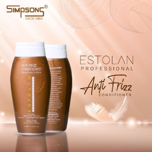 Estolan Professional Anti Frizz Conditioner With Keratin, Cocoa and D-Panthenol 250ml