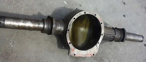 Dark Grey Mild Steel Polished Forklift Drive Axle Housing, Hardness : 50 HRC