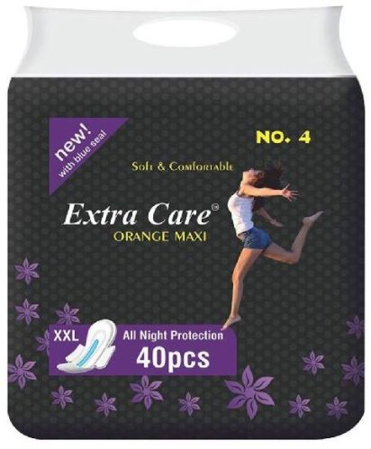 Cotton Extra Care Sanitary Napkins, Size : XXL