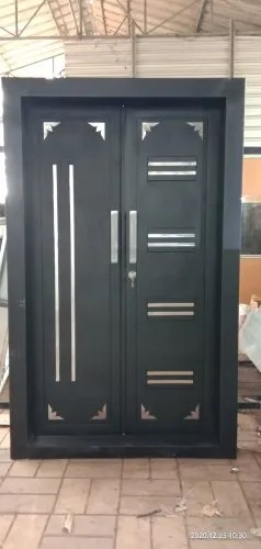 Metal Security Door, Open Style : Hinged