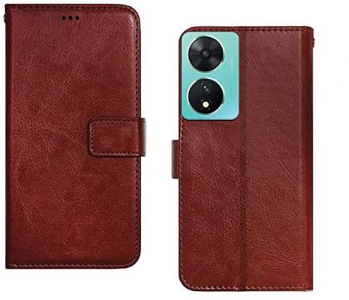 Realme PU Leather Mobile Flip Cover, Size : Free