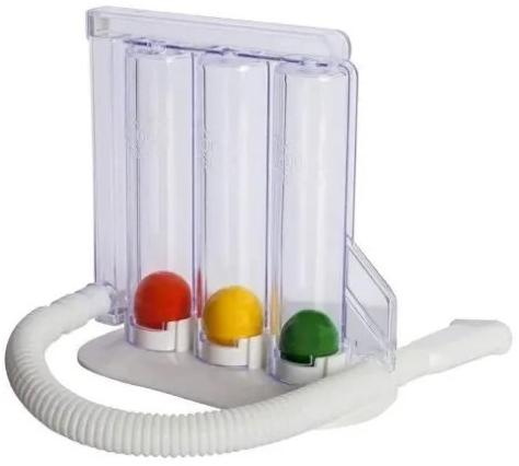 PVC Three Ball Lung Exerciser