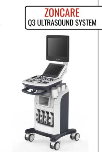 Zoncare 3D Electric Q3 Ultrasound Machine For Clinical Use, Hospital Use