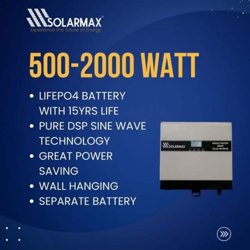 Solar Inverter 400 -2000 W, For Home, Industrial, Office, Feature : Easy To Oprate, Fast Chargeable