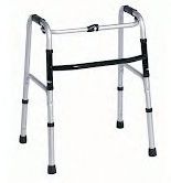 Crome Plated Plain Movable Walker, Features : Side Front Support, Portable