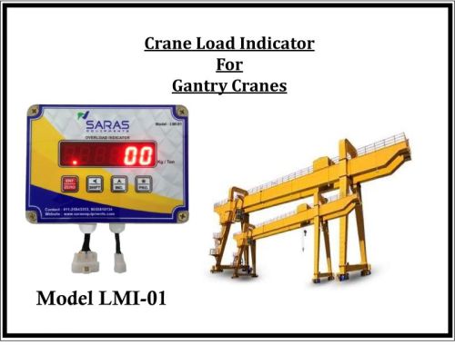 Crane Load Indicator For Gantry Crane, Display Type : Digital