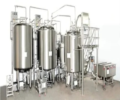 Stainless Steel Liquid Oral Manufacturing Plant, For Pharma Food Industry, Voltage : 440 V