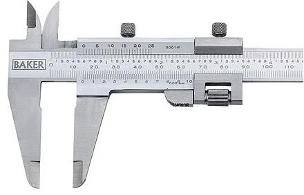 Baker Aluminium Vernier Caliper, Display Type : Analog