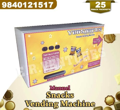 Manual Manuel Snacks, Candy, Chocolates Vending Machines, Color : Multicolour