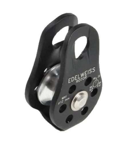 Light Alloy Steel Edelweiss Rotor Single Pulley, Color : Black