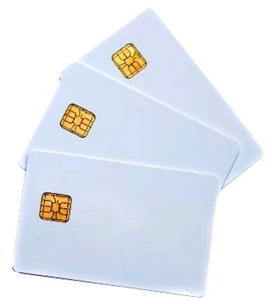 White Chip Smart Card, Size : 55mm X 86 Mm