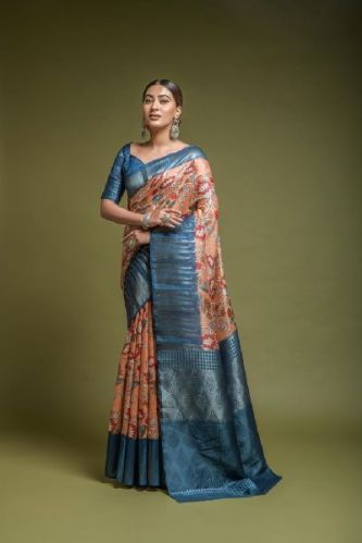 Handloom Designer Modal Silk Sarees, For Dry Cleaning, Packaging Type : Packet