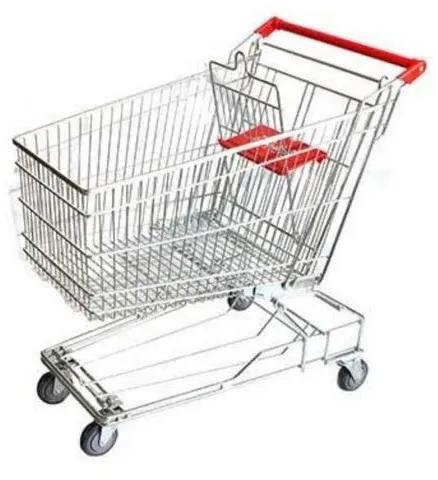 Mild Steel Super Market Trolley