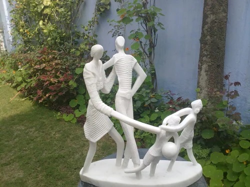 Marble Sculpture, For Outdoor, Color : White