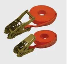 Orange Nylon Ratchet Lashing Belt