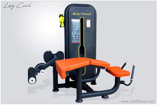Rishi Fitness Polished Mild Steel Leg Curl Machine, For Gym Use, Feature : Fine Finished, High Strength