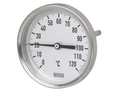 WIKA White Round Mild Steel Pressure Gauge, For Industrial, Certification : CE Certified