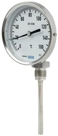 White Round Stainless Steel Wika Pressure Gauge, For Industrial, Certification : Ce Certified