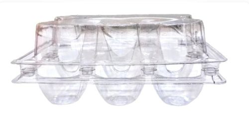 Chicken Egg Packaging Plastic Tray, Color : Transparent