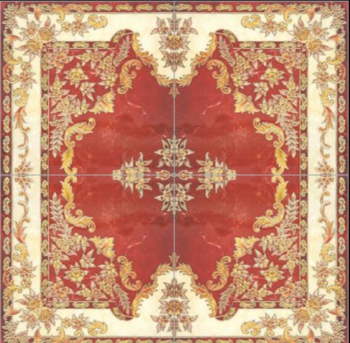 Designer Polished Vitrified Single Piece Floor Tile Set