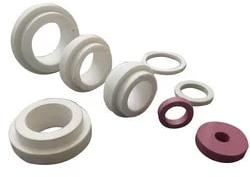 White Polished Ceramic Round Seals, For Industrial