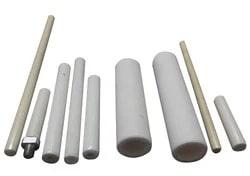 White Round Ceramic Tubes, For Industrial, Size : Standard