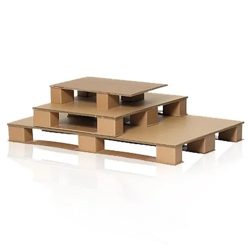 Brown Cardboard Corrugated Pallets, Shape : Rectangular
